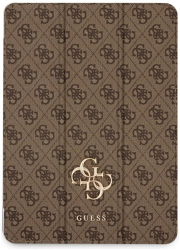 Husa pentru iPad Air 13 2024 - Guess Magnetic 4G Big Logo GUFC13RM24PS4SGW - Brown 