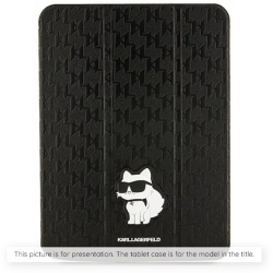 Husa pentru iPad Pro 13 2024 - Karl Lagerfeld Saffiano Magnetic Karl &Choupette KLFC13PM24SAKCK - Black