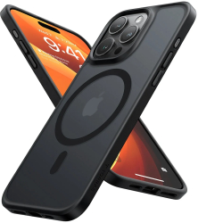 Husa pentru iPhone 15 Pro - Torras Guardian Magnetic Series - Black 