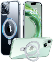 Husa pentru iPhone 15 - Torras Ostand Series - Clear 