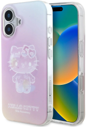 Husa pentru iPhone 16 - Hello Kitty Hardcase IML 50TH Anniversary MagSafe HKHMP16SH50AP - Pink 