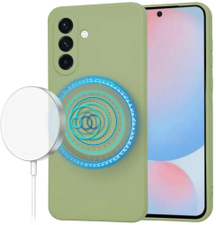 Husa pentru Samsung Galaxy A56 5G - Techsuit SoftFlex MagSafe - Matcha 