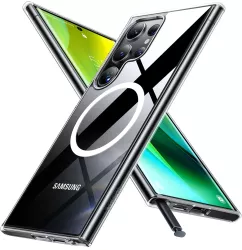 Husa pentru Samsung Galaxy S24 Ultra - Torras Diamond MagSafe Series - Clear 