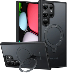 Husa pentru Samsung Galaxy S24 Ultra - Torras Ostand Spin Series - Black 