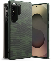 Husa pentru Samsung Galaxy S25 Ultra - Ringke Onyx Design - Camo Green 
