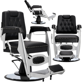 Scaun de frizerie hidraulic pentru salonul de frizerie barber shop Helios Barberking 