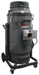 Aspirator industrial pentru praf umed-uscat DM3EL AUT DELFIN 3 motoare 3.450W recipient cu roti 45 litri 230V