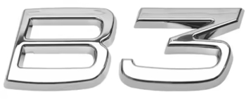 Emblema B3 spate portbagaj Volvo 