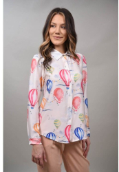 CAMASA IMPRIMEU MULTICOLOR BALON BEATRICE XS Bej 