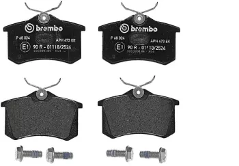 Brembo P68024 Placuta de frana pe disc spate pentru CITROEN NISSAN OPEL RENAULT - RESIGILAT 