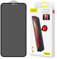Folie Privacy pentru iPhone 13 Mini - AntiSpy Tempered Glass 6D protectie ecran - iShield 