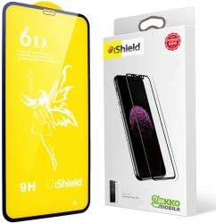 Folie sticla pentru iPhone 13 Pro Max - Tempered Glass MAGIC 6D Full Glue protectie ecran transparenta cu margini negre usor curbate
