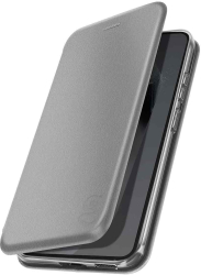 Husa carte pentru Samsung A15 cu Magnet buzunar Card Functie Stand din Piele-Eco interior Microfibra 360 Elegance Argintie 