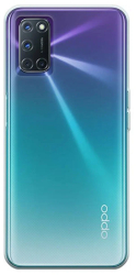 Husa compatibila Oppo A72 - silicon ultraslim suprafata mata iShield - Transparenta 