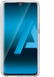 Husa compatibila Samsung A30 S A307 - Full Body Gekko 360 Fata+Spate - silicon+plastic TRANSPARENTA 