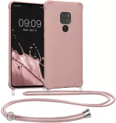 Husa Kwmobile pentru Huawei Mate 20 Silicon Roz 59006.154 