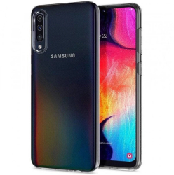 Husa pentru Samsung A50 A505 - Silicon Jelly Gekko UltraSlim 0.3mm - Transparenta