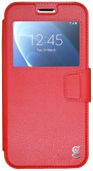 Husa Samsung S7 Edge G935 - tip carte inchidere magnetica si fereastra Gekko S-View - ROSIE 