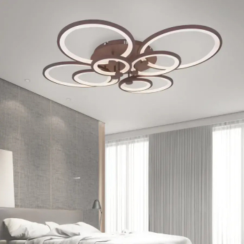 Lustra LED cu Telecomanda Edith 200W Dimabila Maro 