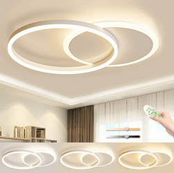 Lustra LED cu Telecomanda Hulia 40W Dimabila Alb 