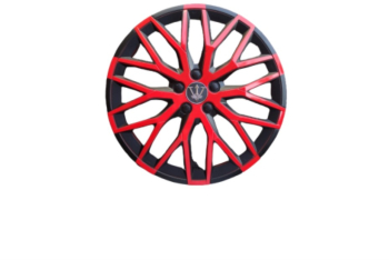Set 4 Capace Roti Model EVO Universale pentru Roti cu Diametrul de 15&rdquo Culoare Rosu+Negru 