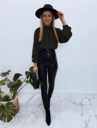 Bluza voal culoare negru marimea M