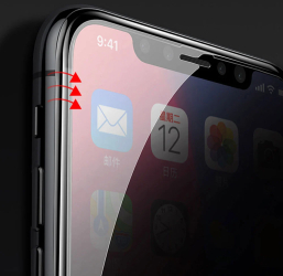 Folie Privacy pentru iPhone 7 Plus - Tempered Glass AntiSpy 6D Full Glue - iShield - Alba 