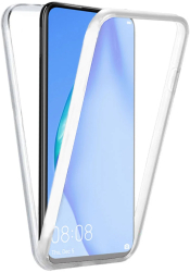 Husa 360 pentru Huawei P30 Lite - Fata+Spate 2 in 1 silicon si plastic iShield Full Body - Transparenta 