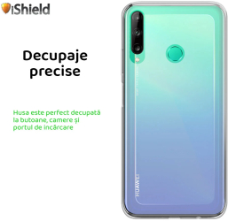 Husa 360 pentru Huawei P40 Lite E - Fata+Spate 2 in 1 - Full Body silicon gel si spate plastifiat Soft Clear transparenta &Lambda V 