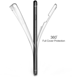 Husa 360 pentru Huawei P40 Lite - Fata+Spate 2 in 1 silicon si plastic iShield Full Body - Transparenta 