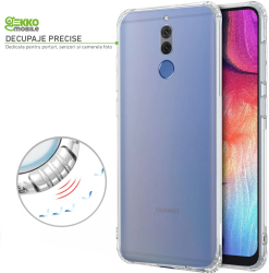 Husa compatibila Huawei Mate 10 Lite - Silicon Gel Antisoc AntiDust - Gekko Airbags Slim Transparenta 