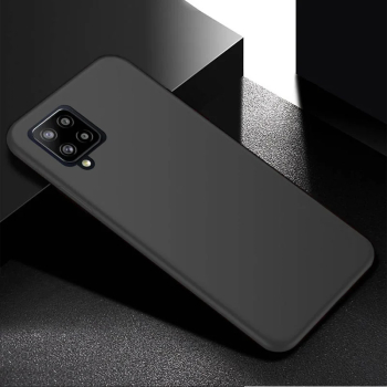 Husa compatibila Samsung A42 5G - silicon ultraslim suprafata mata iShield - Neagra 