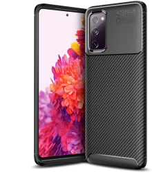 Husa compatibila Samsung S20 FE - silicon antisoc soft flexibil Armor Carbon Skin - iShield 