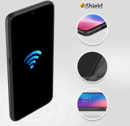 Husa Huawei P40 Lite E - iSlim Carbon Design silicon gel ultraslim mata anti amprente 