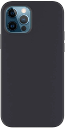 Husa iProtect pentru iPhone 12 Pro Max - silicon Soft Touch iShield Neagra 