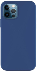 Husa iProtect pentru iPhone 12 Pro - silicon Soft Touch iShield Blue