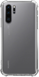 Husa iShield pentru Huawei P30 Plus - silicon cu colturi Anti Drop Antisoc spate dur clear - transparenta 