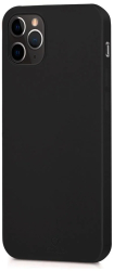 Husa iShield pentru iPhone 12 Pro - silicon ultraslim gel soft suprafata mata - Neagra 
