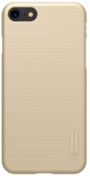 Husa pentru iPhone 8 - plastic slim mat texturat flexibil protectie spate - Nillkin Frosted iShield Aurie 