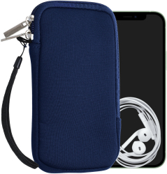 Husa Universala pentru telefon L - 6 5 inch Neopren Albastru 46188.3.17 
