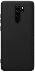 Husa Xiaomi Redmi Note 8 Pro - silicon iSlim 0.3mm suprafata mata iShield Flexi - Neagra 