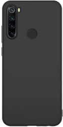 Husa Xiaomi Redmi Note 8T - silicon iSlim 0.5mm suprafata mata iShield Flexi - Neagra 