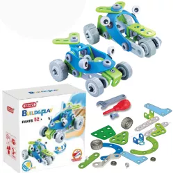 Set de constructie 2 in 1 Atv si tricicleta 52 piese 