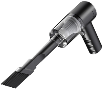 Aspirator auto pentru masina Aspirator puternic cu aspiratie incarcare USB-C compact portabil negru 