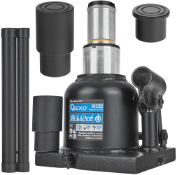 Cric hidraulic in 2 trepte cu profil redus 12 T Geko G02282 