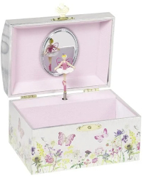 Cutie muzicala cu zana 15x10.7 cm de lemn Goki 