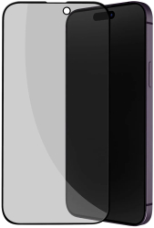 Folie Privacy pentru iPhone 15 Pro Max din sticla securizata Antistatica Tempered Glass protectie ecran Case Friendly Anti-Spy Full Frame 