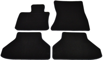 Set 4 Covorase Auto Stil Mocheta din Material Moale si Flexibil Compatibile cu BMW X6 E71 si E72 6/2008 - Prezent Culoare Negru