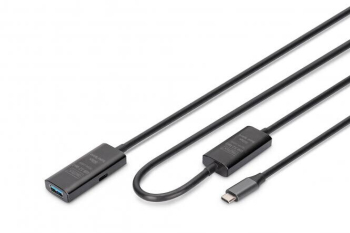 Prelungitor activ USB 3.2 Gen 1 (USB 3.0) type C-A 10m Digitus 