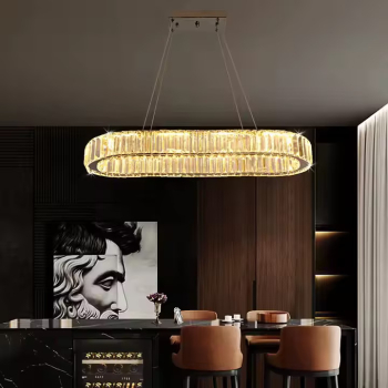 Greelustr Candelambru led HQ-TYX-H modern cristal dreptunghiular led 60w 